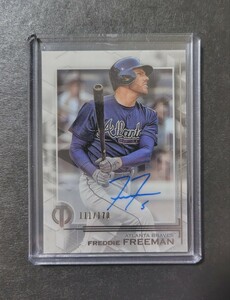 【Freddie Freeman】Topps Tribute Auto 199シリ フレディ フリーマン 直筆サイン