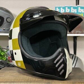 ★BELL Moto-3 Atwyld Orbit ベル モト3 復刻版 オフロードヘルメット ブラック&オフホワイト/M 輸入品 安心の即納ですの画像3