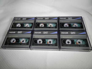 MAXELL 120分DATテープ6本 録音済