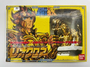 【★昭和レトロ】1円～BANDAI 聖闘士星矢 聖闘士聖衣大系 黄金聖衣 ゴールドクロス レオクロス 獅子座の聖衣 美品 MADE IN JAPAN 日本製