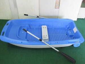 SPORTYAK245/BiC245 3人乗りボート：ブルー 釣り用 使用3回 カヤック スポーツヤック 引取限定 静岡県(1106AI)7CS-1