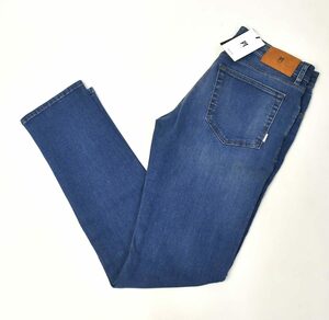 新品ピーティートリノデニムPT TORINO DENIMストレッチデニムパンツ32ウォッシュドブルーSWINGスウィングMK17