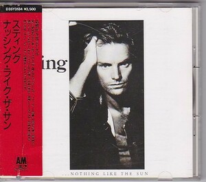 ★STING★NOTHING LIKE THE SUN★帯付き★税表記なし/D35Y3184/THE POLICE/スティング★