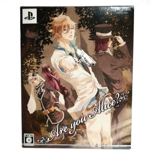 【A021】特典未開封 Are you Alice? 限定版 櫻井孝宏 森久保祥太郎 平田広明 オトメイト 乙女ゲーム 乙ゲー 恋愛ゲーム 女性向け PSP