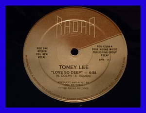 Toney Lee/Love So Deep/US Original/5点以上で送料無料、10点以上で10%割引!!!/12'