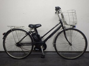 中古電動アシスト自転車１円売切り! 機関良好 パナソニック　ビビ・シティ（タフネス） 【大阪・兵庫・京都・奈良】は送料2500円でお届け!!