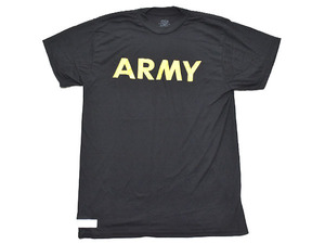 米軍実物 Army Physical Training PT APFU ショートスリーブシャツ Tシャツ XL ブラック 陸軍 F996