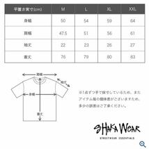 【シャカウェア】新品未使用 7.5oz マックスヘビーウェイト 無地 半袖 Tシャツブラック 黒 XXLサイズ MAX HEAVYWEIGHT S/S_画像9