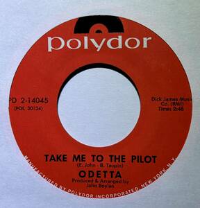 Odetta 「Take Me To The Pilot / Hit Or Miss」 funk45 soul45 7インチ ドラムブレイク