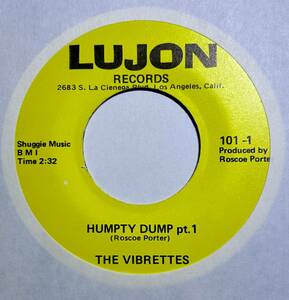The Vibrettes [Humpty Dump Pt.1 / Humpty Dump Pt.2] funk45 soul45 deep funk 7 дюймовый 