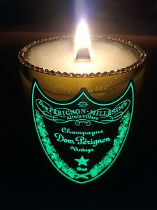 [ handmade ] champagne candle Don Perignon ruminas white luminescence Don peli relaxation .. party Christmas celebration memory day 