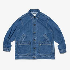 2023AW　Lサイズ（サイズ03） インディゴ　DADDY / JACKET / COTTON. DENIM　ダブルタップス　WTAPS　232WVDT-JKM04