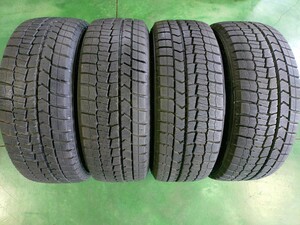 205/55R16　ダンロップ　ウインターマックス０２　中古品　4本　２２年製　バリ山 スタッドレス 美品