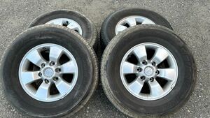 トヨタ　200系サーフ純正純正アルミ4本セット　　16×7J 265/70R16 スタッドレス用などに　RZN215 TRN215 VZN215