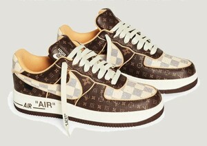 Buy Louis Vuitton x Air Force 1 Low 'Metallic Gold' - 1A9VG3 - Gold