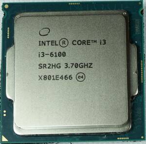 PCパーツ CPU★Intel Core i3 6100 SR2HG 3.70GHZ★中古動作品 117