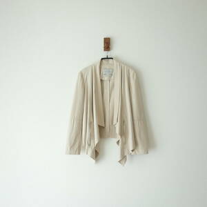 *Bershka( bell shuka) suede style open jacket *