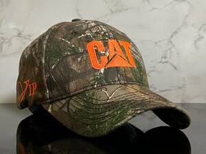 【未使用品】33B クール★Caterpillar CAT キャタピラー 迷彩柄 キャップ 帽子 CAP クールなREALTREE製ウット系迷彩柄！《FREEサイズ》