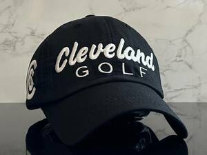 【未使用品】29D★Cleveland GOLF クリーブランド ゴルフ キャップ 帽子 CAP 上品で高級感のあるブラックのコットン素材♪《FREEサイズ》