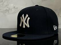 【未使用品】43C★NEW ERA ニューエラ 59FIFTY×MLB ニューヨーク New York Yankees ヤンキース コラボキャップ 帽子CAP《SIZE 7・55.8㎝》_画像1