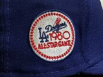 【未使用品】30B★NEW ERA 59FIFTY×MLB ロサンゼルス ドジャース Los Angeles Dodgers 1980 ALLSTAR GAME キャップ《SIZE 7 1/8・56.8㎝》_画像7
