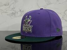 【未使用品】11D★NEW ERA 59FIFTY×NBA ミルウォーキー バックス Milwaukee Bucks 30th ANNIVERSARY コラボキャップ《SIZE7 3/4・61.5㎝》_画像1