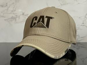 【未使用品】32B★Caterpillar CAT キャタピラー キャップ 帽子 CAP 上品で高級感のあるデザインのコットン素材♪《FREEサイズ》