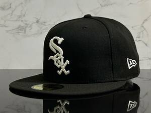 【未使用品】18C★NEW ERAニューエラ 59FIFTY×MLB シカゴ ホワイトソックス Chicago White Sox コラボキャップ 帽子《SIZE7 1/4・57.7㎝》