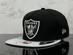 【未使用品】10A★NEW ERA ニューエラ 9FIFTY×NFL ラスベガス レイダース Las Vegas Raiders コラボ キャップ 帽子 CAP《M-L FREEサイズ》