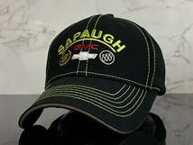 【未使用品】53A クール★SAPAUGH GM COUNTRY カーディーラ キャップ 帽子 CAP クールなデザインのブラックコットン素材！《FREEサイズ》_画像1