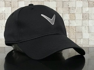 【未使用品】735W★Callaway Golf キャロウェイ ゴルフ キャップ 帽子 CAP 高級感のあるブラックのポリエステル素材《FREEサイズ》