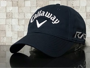 【未使用品】139F★Callaway Golf キャロウェイ ゴルフ キャップ 帽子 CAP 上品で高級感のあるネイビーにシリーズロゴ♪《FREEサイズ》 