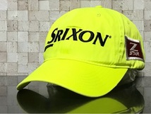 【未使用品】262F★SRIXON ZーSTAR スリクソン ゴルフ キャップ 帽子 CAP お洒落なライトグリーンのコットン素材♪《FREEサイズ》松山英樹_画像2