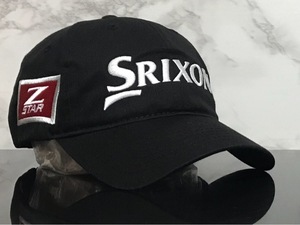 【未使用品】130E 上品★SRIXON ZーSTAR スリクソン ゴルフ キャップ 上品で高級感のあるブラックにシリーズロゴ《FREEサイズ》松山英樹