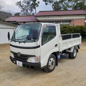 売切 3t 低床　強化ダンプ 車検令和6年10月迄 トヨタダイナ 5MT(3ペダル) 走行67000km 福岡～ 最落無