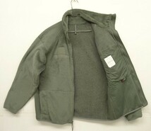 アメリカ軍 実物 US ARMY ECWCS GENIII LEVEL3 フリースジャケット フォリッジグリーン M-R VINTAGE 美品_画像4