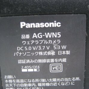 Panasonic パナソニック◎ウェアラブルカメラ ビデオカメラ◎AG-WN5◎2018年製◎一部カバー欠品 K2819の画像5