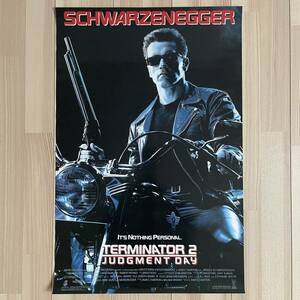 難あり 当時物 映画ポスター ターミネーター2 Terminator 2 Judgment Day T2 アーノルド・シュワルツェネッガー（B2：515ｍｍ × 730ｍｍ）