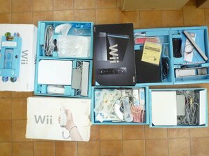 【100円スタート】Wii ３台セット　本体　コントローラー　動作未確認　　/G388