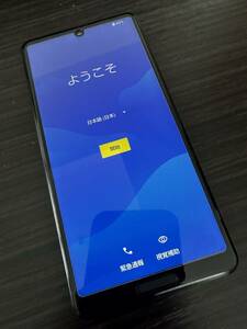 【ジャンク】SHARP AQUOS Sense4 Lite SH-RM15 ブラック 楽天モバイル【難あり】