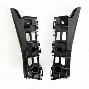 プリウス 30系 フロントバンパーサポート サイド リテーナー ブラケット ZVW30 ZVW35 PHV 社外品 左右セット ブラック 修理 交換 部品 