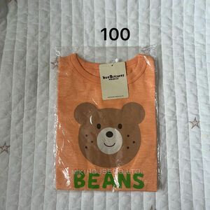 ミキハウス ホットビスケッツ Ｔシャツ 100 半袖Tシャツ　ビーンズくん　新品 半袖 男の子 キッズ　なりきりTシャツ