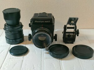 ☆シャッターOK☆マミヤ RB67/MAMIYA-SEKOR 1:3.8 f=127mm /MAMIYA-SEKOR C 1:4.5 f=250mm 中判 フィルム カメラ レンズセット