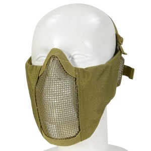 TAKTAK ハーフフェイスガード Half steel mesh mask 金属メッシュ MA0003 [ タン ] 保護面