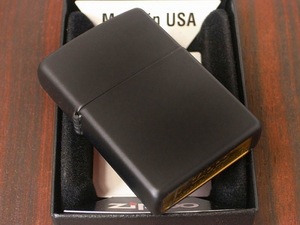 ZIPPO マットブラック 218 レギュラーサイズ | ジッポー オイルライター