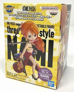 Qa868★ONE PIECE magazine ワールドコレクタブルフィギュア ～夢の一枚～ three sword style NAMI ナミ 輸送箱・箱イタミ有 未開封/中古★