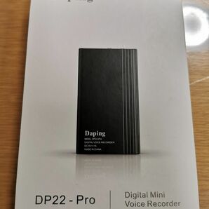 ボイスレコーダー　DP22-pro 未使用ですがテストしていないためジャンク扱いです