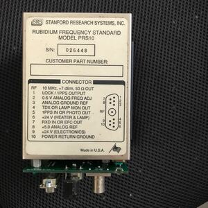 SRS社製PRS10 ルビジウム周波数標準10Mhz(新品ですが長期保管品)