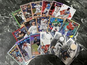 2023 topps update MAJOR LEAGUE MATERIAL ＋ PARALLEL ＋ MOJO 等 17枚セット