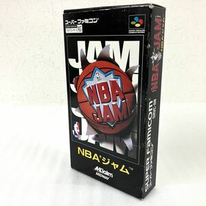 スーパーファミコン NBAジャム SFC NBAJAM Aklaim アクレイム SHVC-8N バスケットボール レトロゲーム